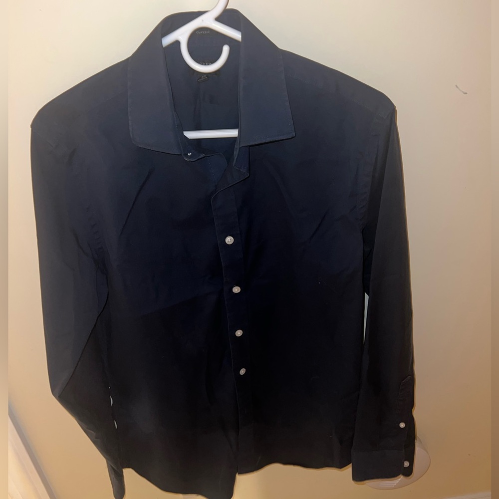 J. Crew Navy Button Up Shirt